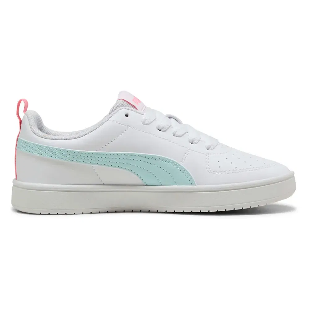 Детские кроссовки для девочек с синтетическим верхом Puma Rickie, White — фото 3