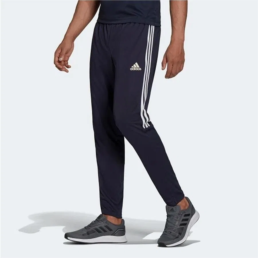 Спортивные штаны с зауженным кроем AEROREADY Sereno adidas, Синий — фото 3