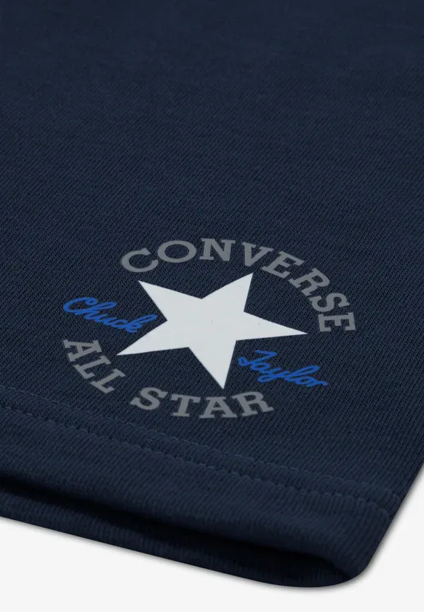 Набор «Разобранный» - футболка с принтом Converse, темно-синий — фото 3