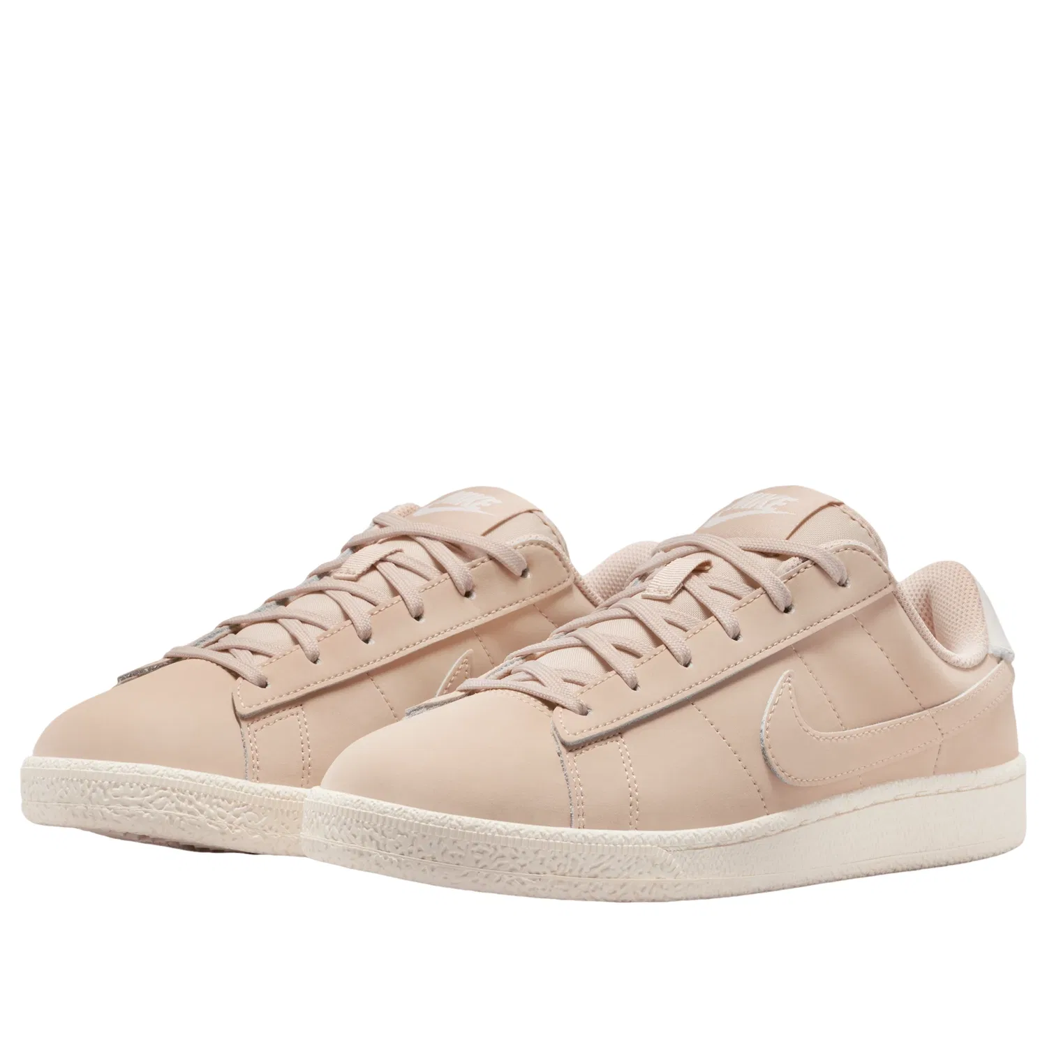 Детские кроссовки с кожаным верхом Nike Tennis Classic Sanddrift Sail, бежевый — фото 4