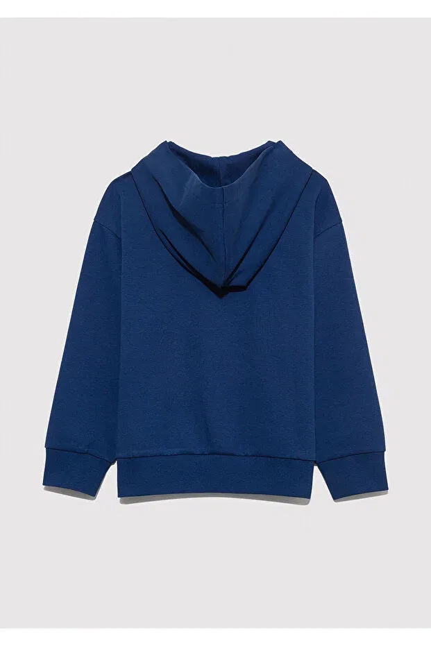 Детское худи для мальчиков с принтом Mavi, Navy Blue-70721 — фото 3