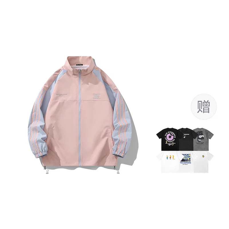 Детский жакет с принтом The Simpsons, Pink/Light Blue