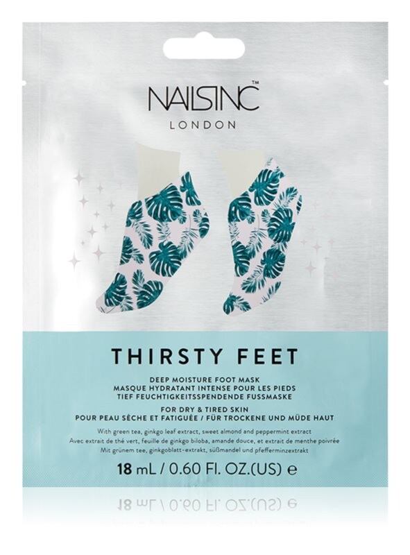 

Увлажняющая маска для ног Nails Inc. Thirsty Feet