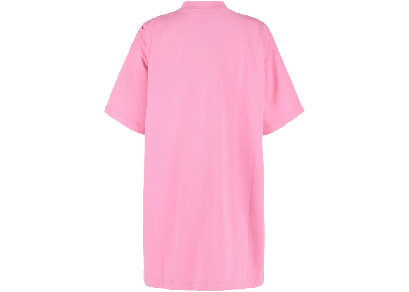 Женская футболка свободного кроя с принтом T-shirt Balenciaga, Pink White — фото 2