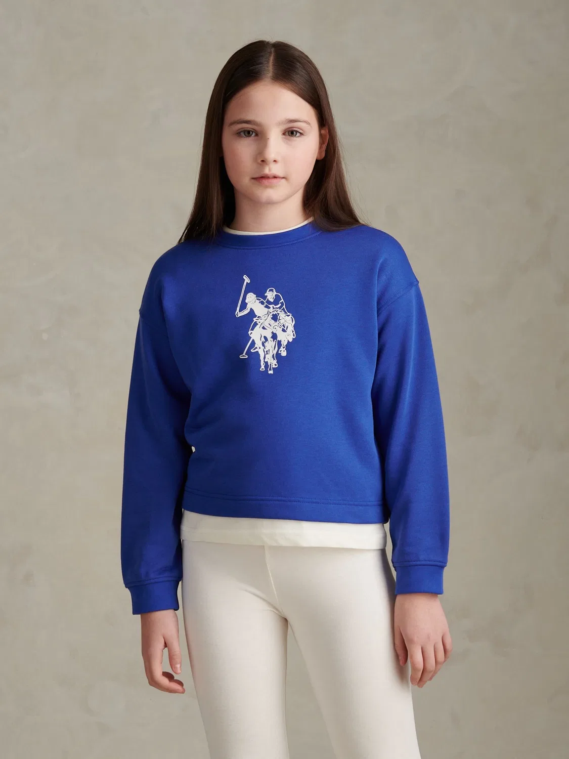 Двухпредметный комплект, свободный крой U.S. Polo Assn, синий