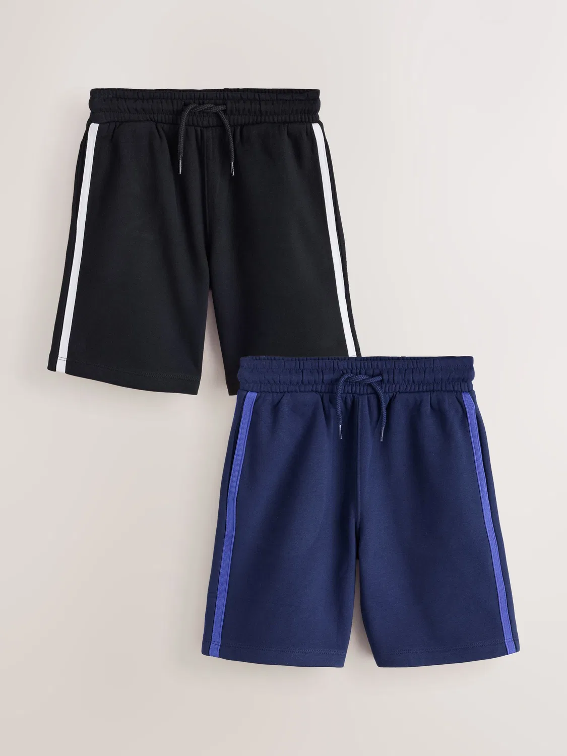 Шорты 2 Pack Side Stripe Next, черный/темно-синий