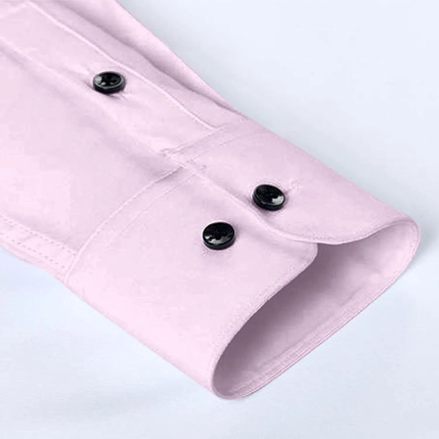 Мужская рубашка с лацканом Long Sleeve Stretch Formal, Pink — фото 4