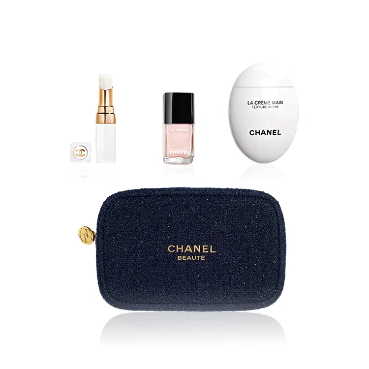 Женский набор для ухода за телом с ароматом и увлажнением, 4 предмета, CHANEL