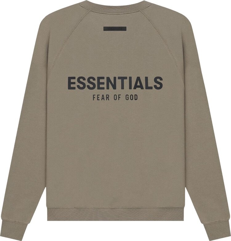 Толстовка Fear of God Essentials Pull-Over Crewneck 'Taupe', загар — фото 3