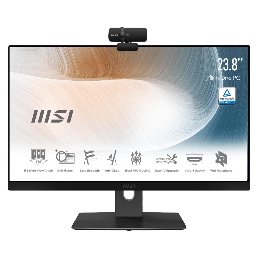 

Моноблок MSI Modern AM241P 11M AIO, 23.8″, 16Гб/512Гб, i7-1165G7, черный, английская клавиатура