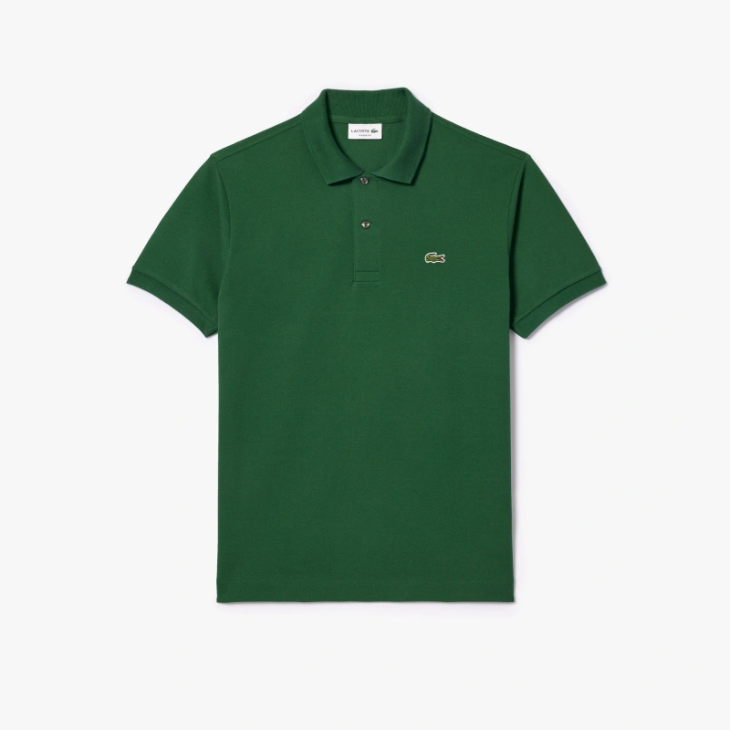 

Поло Lacoste Logo-Patched Short-Sleeve, зеленый