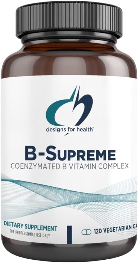 

Комплекс витаминов группы B Designs for Health B-Supreme, 120 капсул