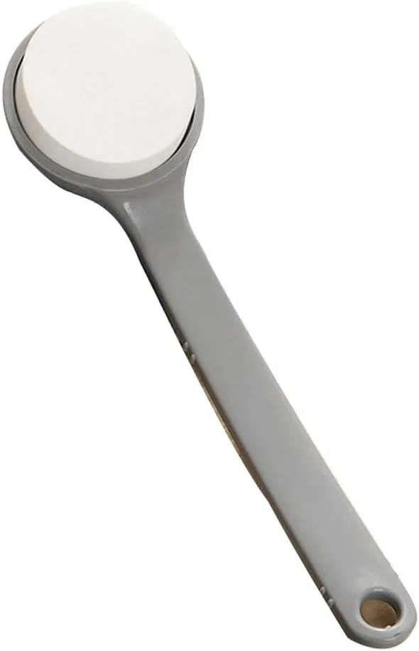 Щетка для тела с длинной ручкой, ZHANGXABN, 29.5x8.5 см, Серый