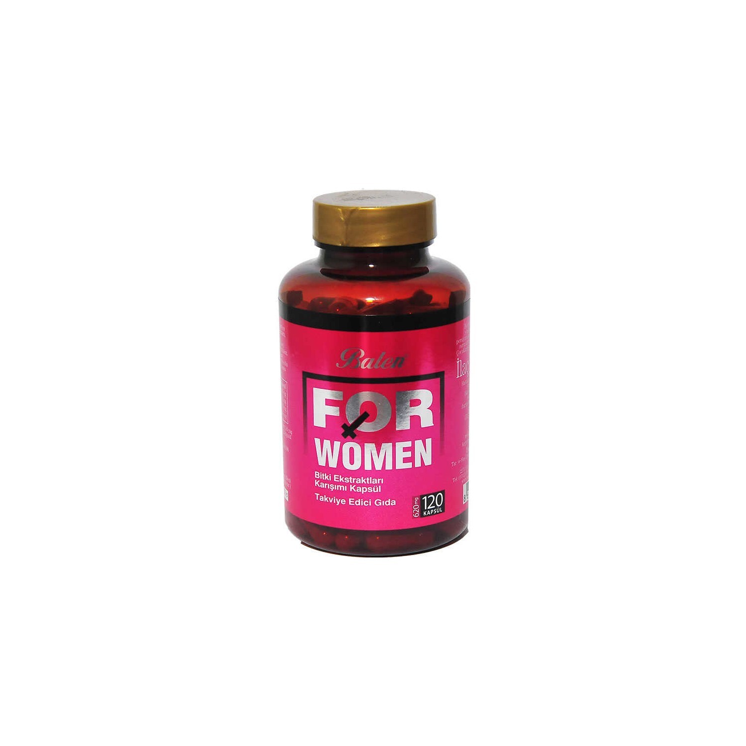 

Активная добавка For Women Balen Herbal Mix, 120 капсул, 500 мг, 3 штуки