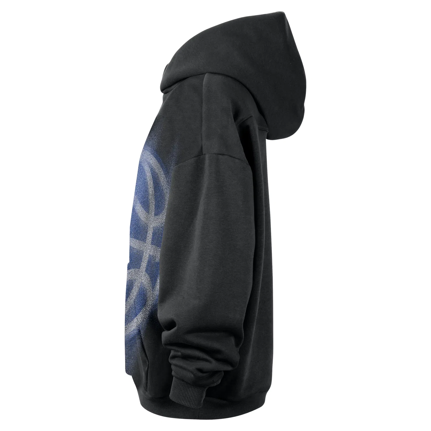 Мужское худи для баскетбола Orlando Magic Standard Issue Fleece Hoodie 'Black White' Nike, Black/White — фото 2
