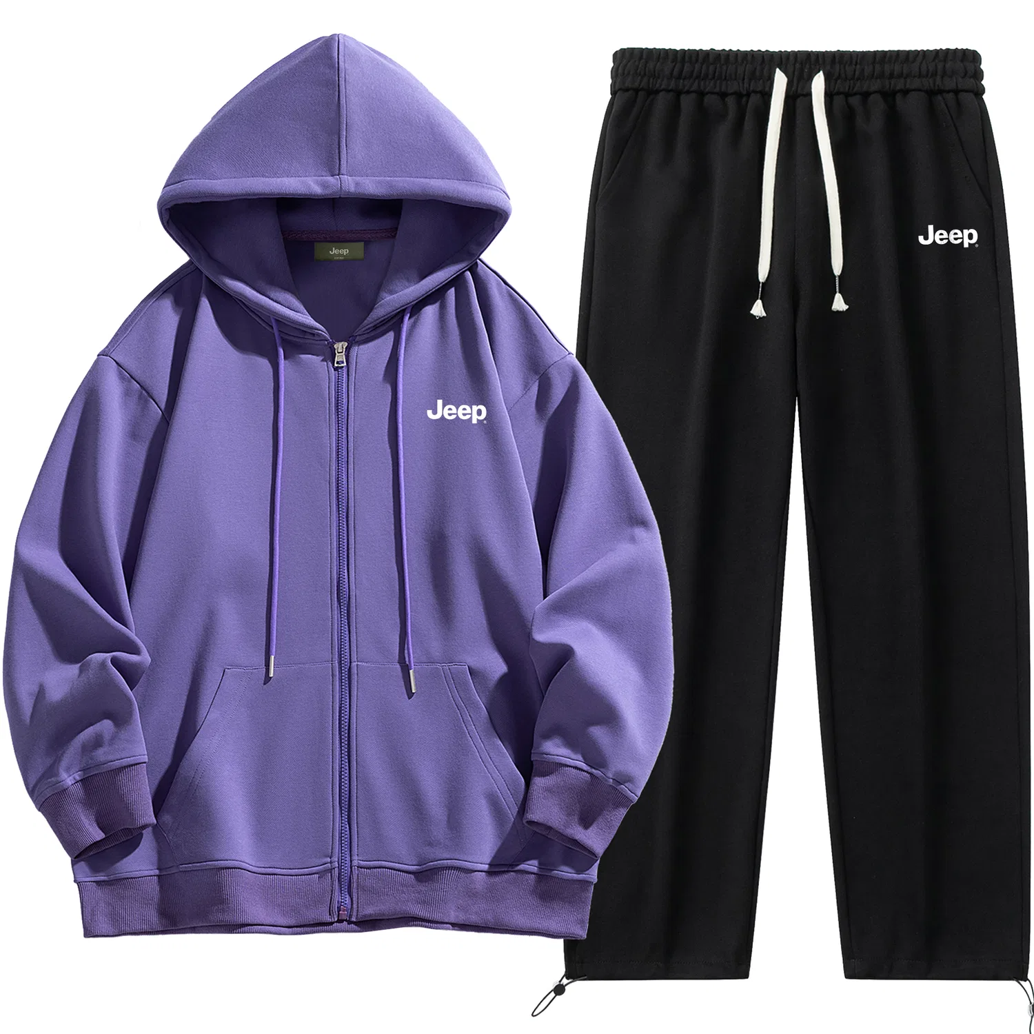 Детский комплект из худи и брюк Jeep, Taro Purple
