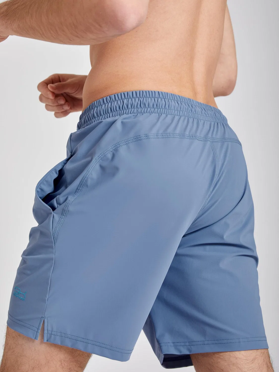 Спортивные шорты Sportkind Regular Workout Pants Shorts regular, цвет дымчато-серый — фото 3