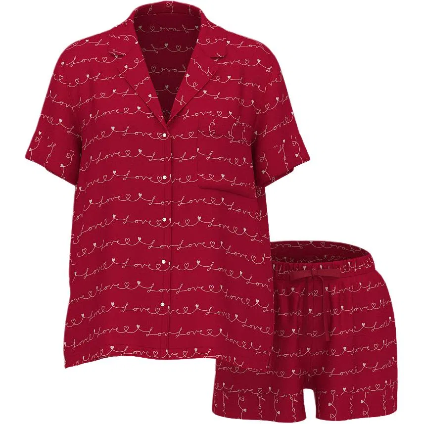 Женский комплект пижам Victoria's Secret, Set (Red)