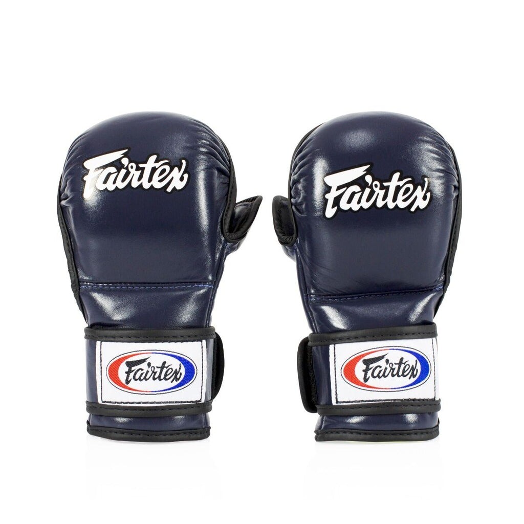 

Перчатки для спарринга Fairtex Double Wrist Wrap Closure, размер XL, синий