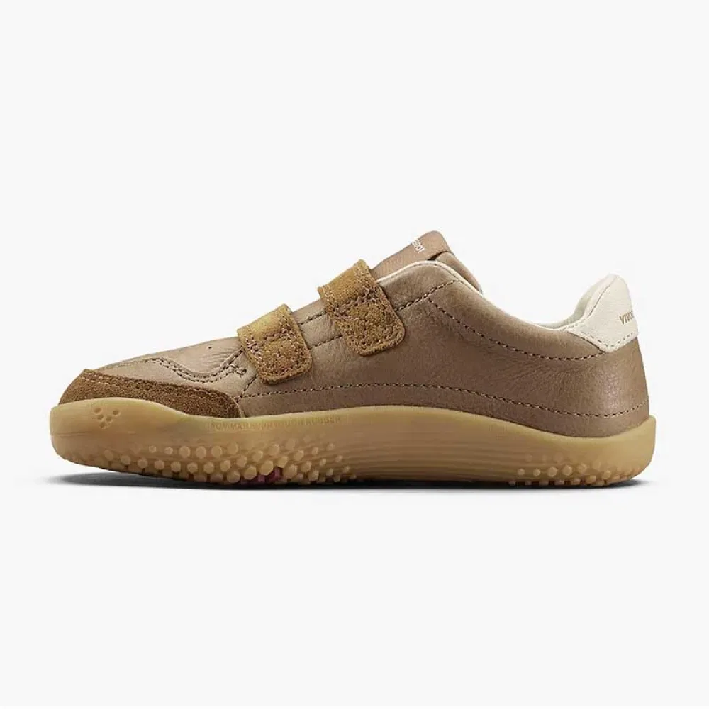 Кроссовки Vivobarefoot Gobi Barefoot Preschool, бежевый — фото 3