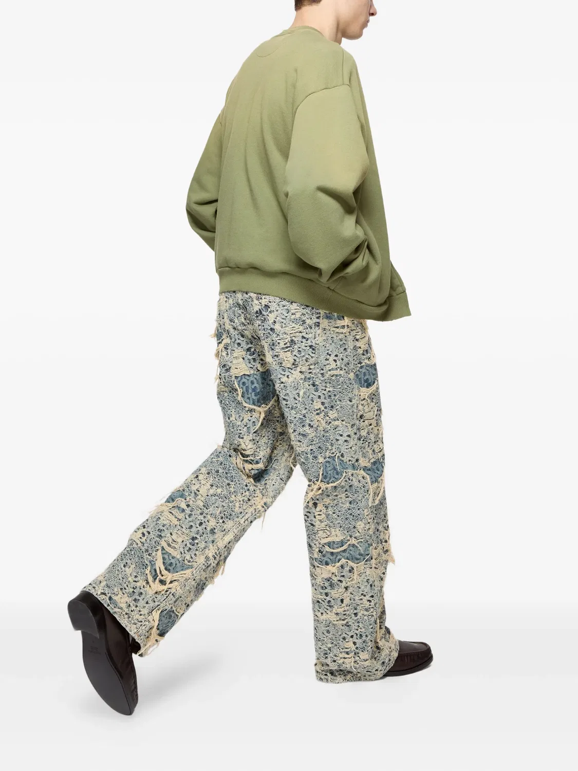 Acne Studios Кардиган на молнии с логотипом, зеленый — фото 2