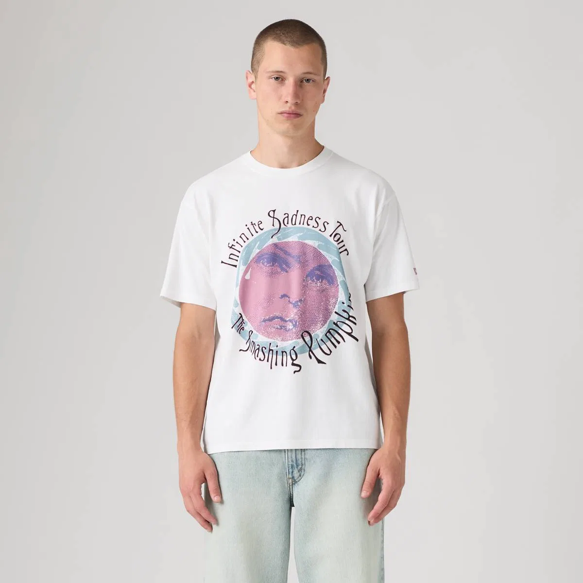 Футболка Levi's x The Smashing Pumpkins, Infinite Sadness - White — фото 3