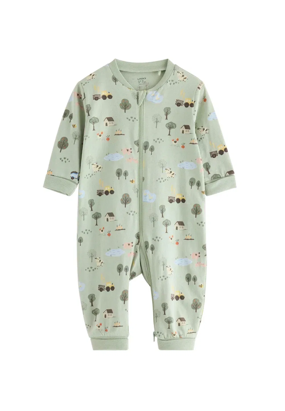 Пижамы унисекс - пижамы Lindex, Dusty Green