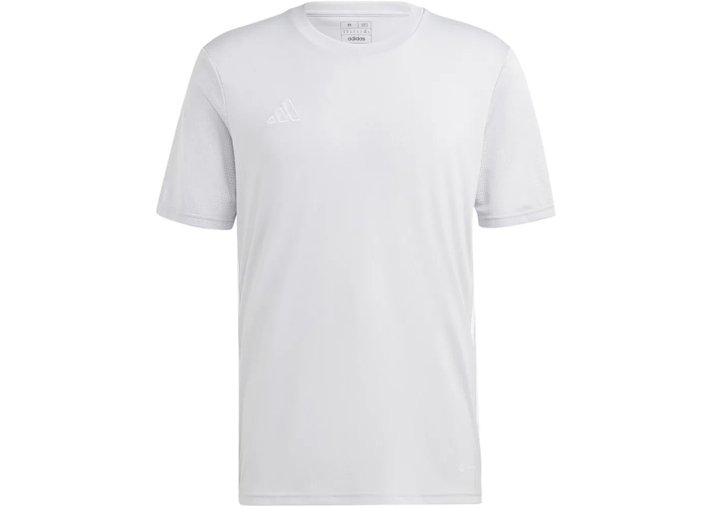 Мужская футбольная джерси с коротким рукавом Jersey Adidas, Team Light Grey White