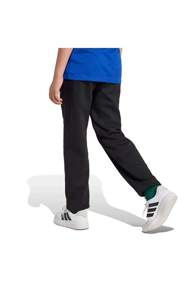 Детские спортивные штаны для девочек хлопковые Adidas, Black White — фото 4