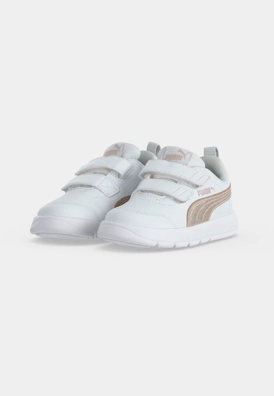 Кроссовки PUMA 'Courtflex V3' белого цвета — фото 2