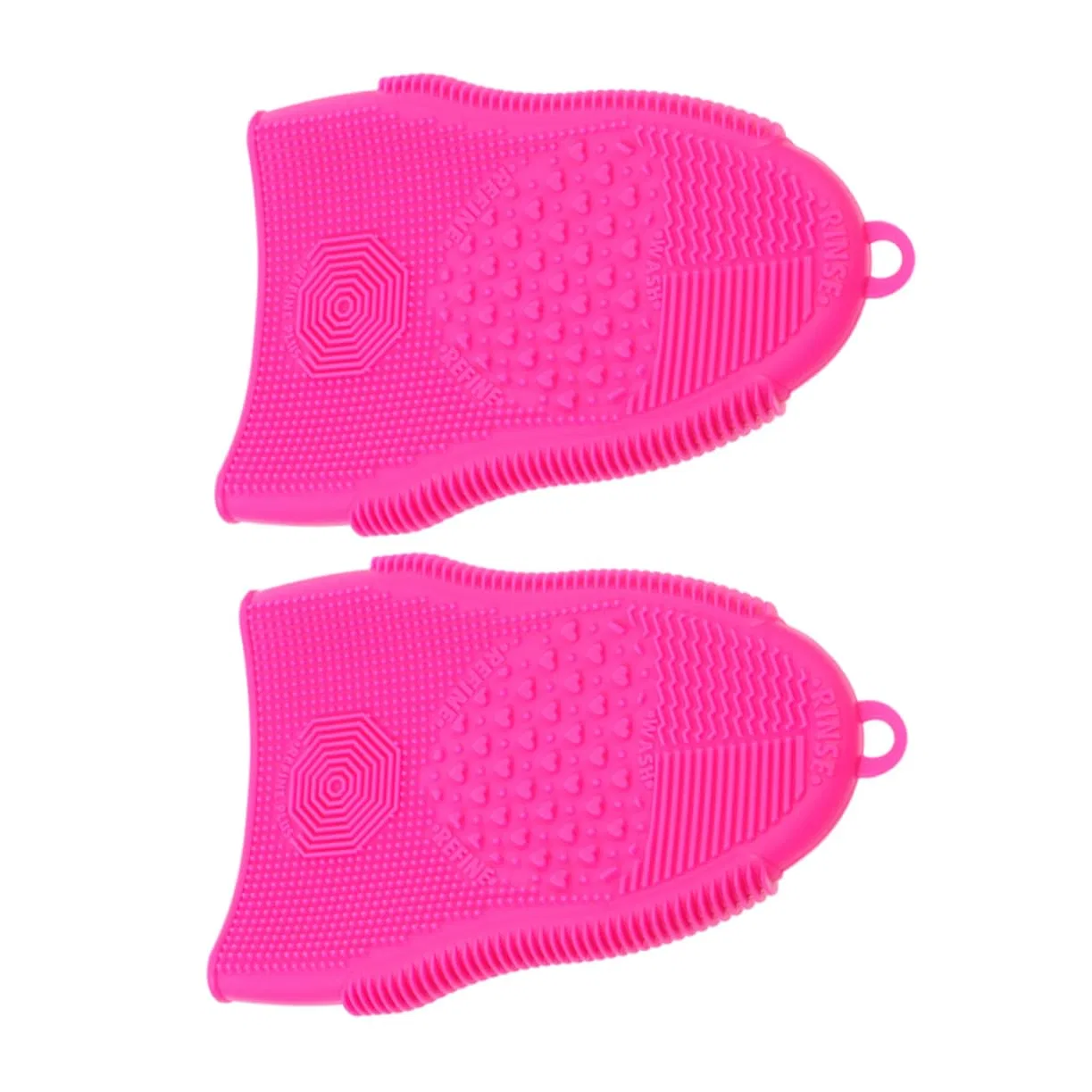 Подушечка для очистки кистей Healeved, 2 шт, 19x13x2 см, Розовый
