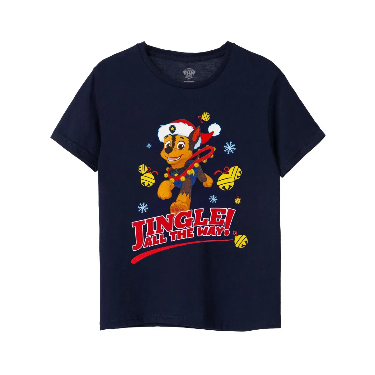 Детская футболка с коротким рукавом Chase Jingle All the Way Paw Patrol, Blue