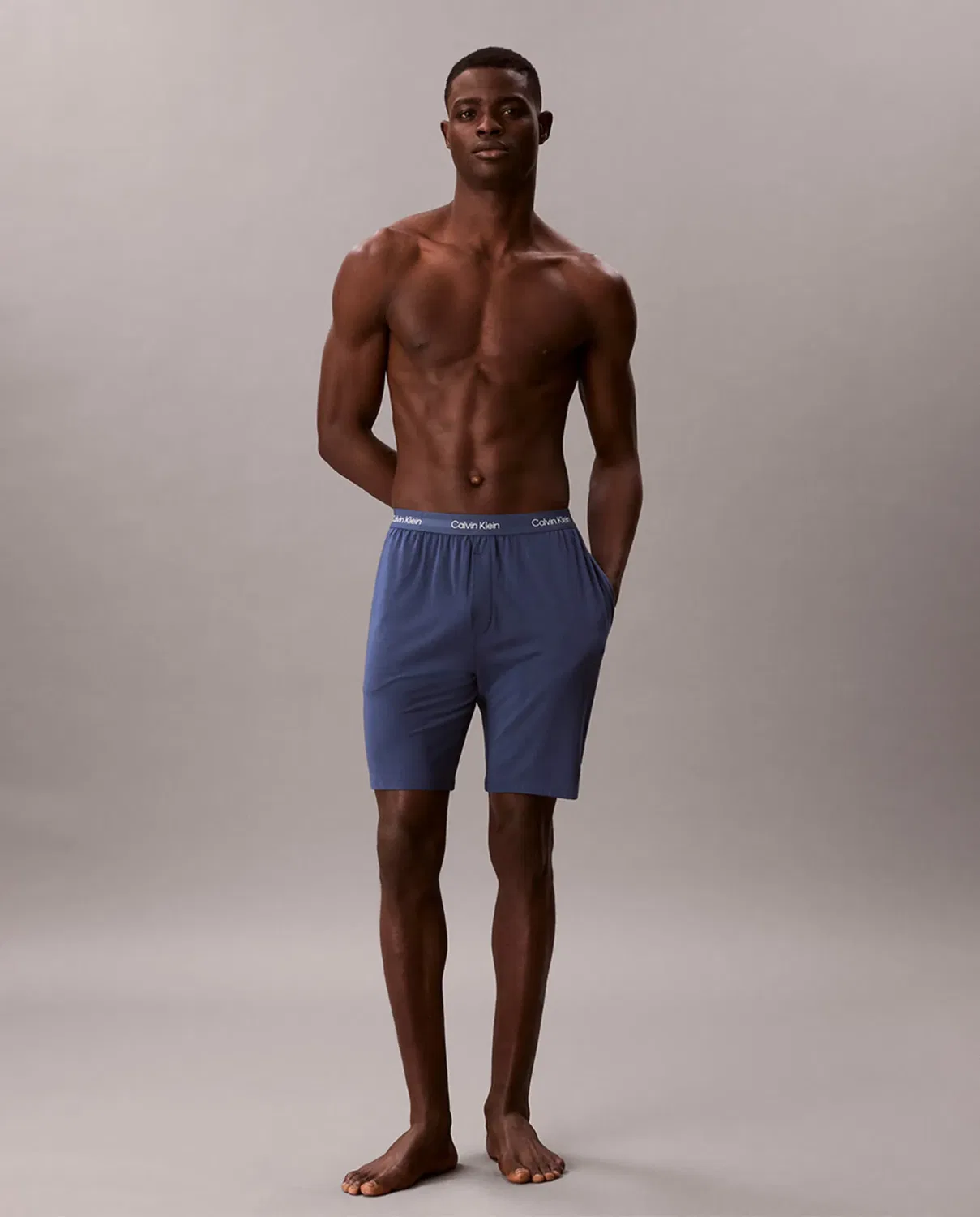 Мужские пижамные шорты из модала Calvin Klein, Gris Oscuro