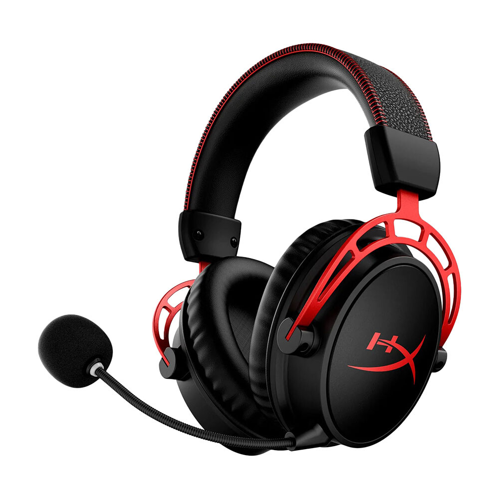 

Наушники игровые HyperX Cloud Alpha Wireless, черный/красный