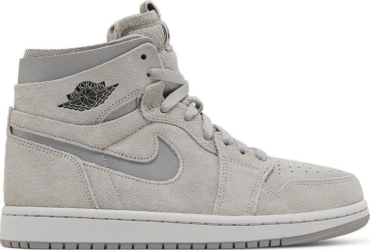 

Кроссовки Wmns Air Jordan 1 High Zoom Comfort Medium Grey, серый