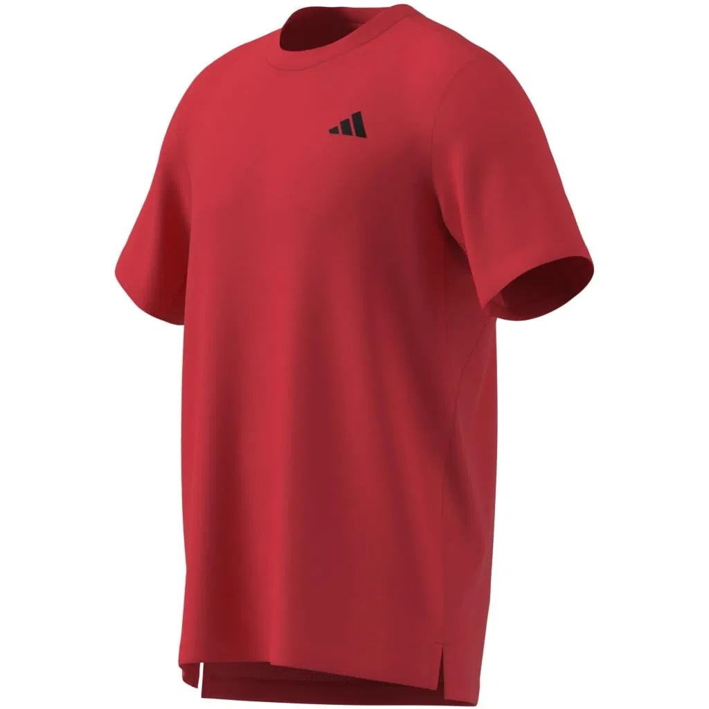 Мужская футболка с принтом Club Tennis adidas, Semi Lucid Red — фото 3