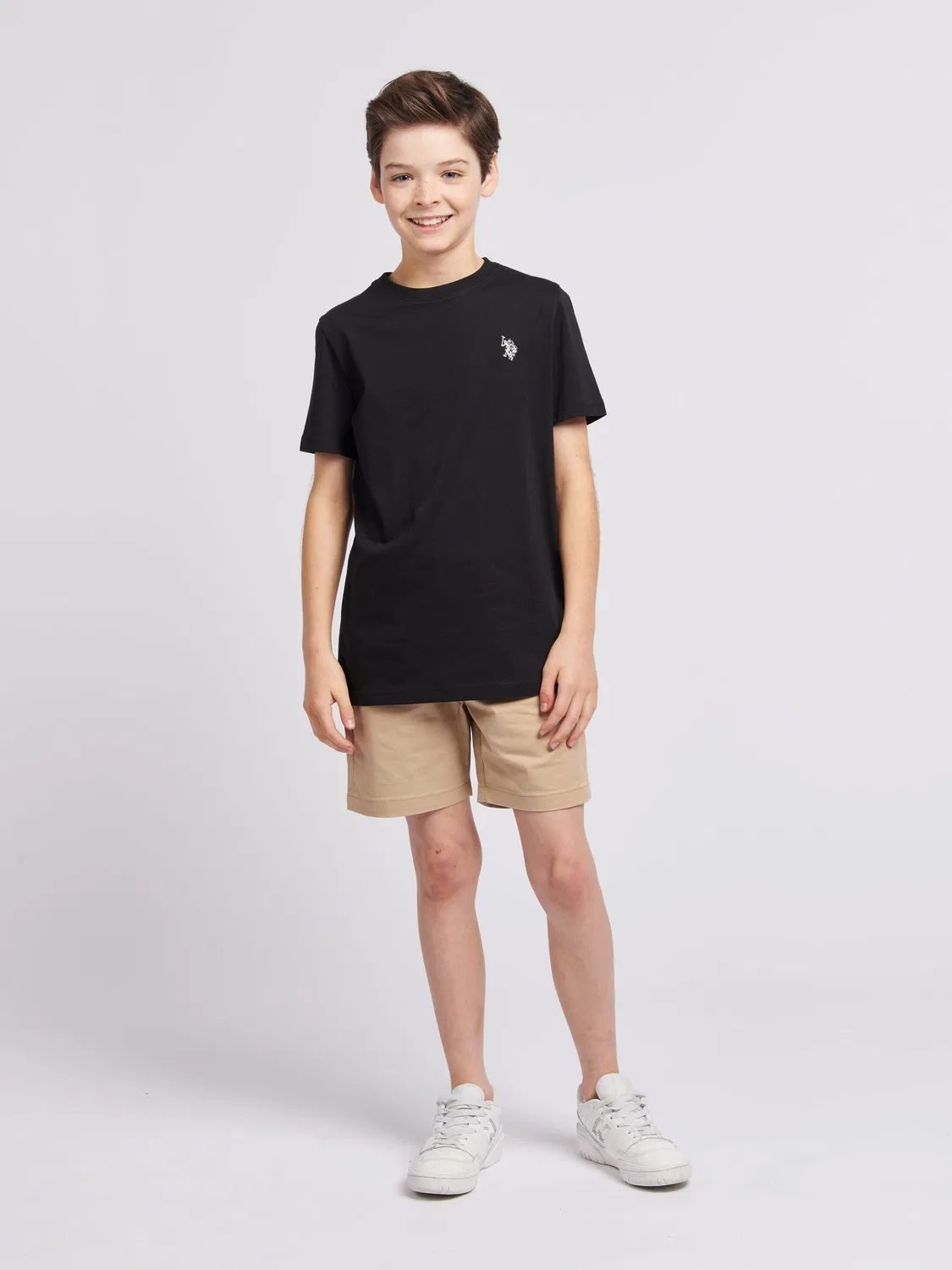 Футболка с логотипом U.S. Polo Assn., черный — фото 3