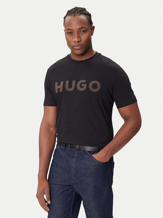 

Футболка regular fit Dulivio 50542737 Hugo, чёрный