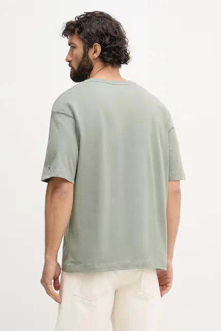 Футболка с принтом T-shirt Tommy Hilfiger, зеленый — фото 3