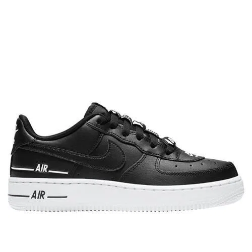 Детские кожаные кроссовки Nike Air Force 1 LV8 3 GS, Schwarz