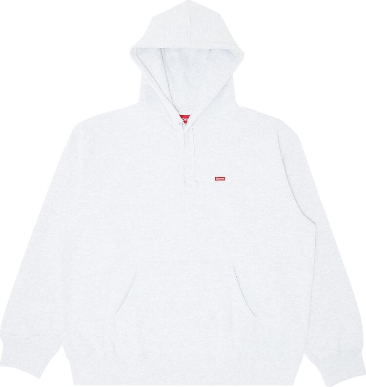 

Толстовка Supreme Small Box Hooded Sweatshirt 'Ash Grey', серый