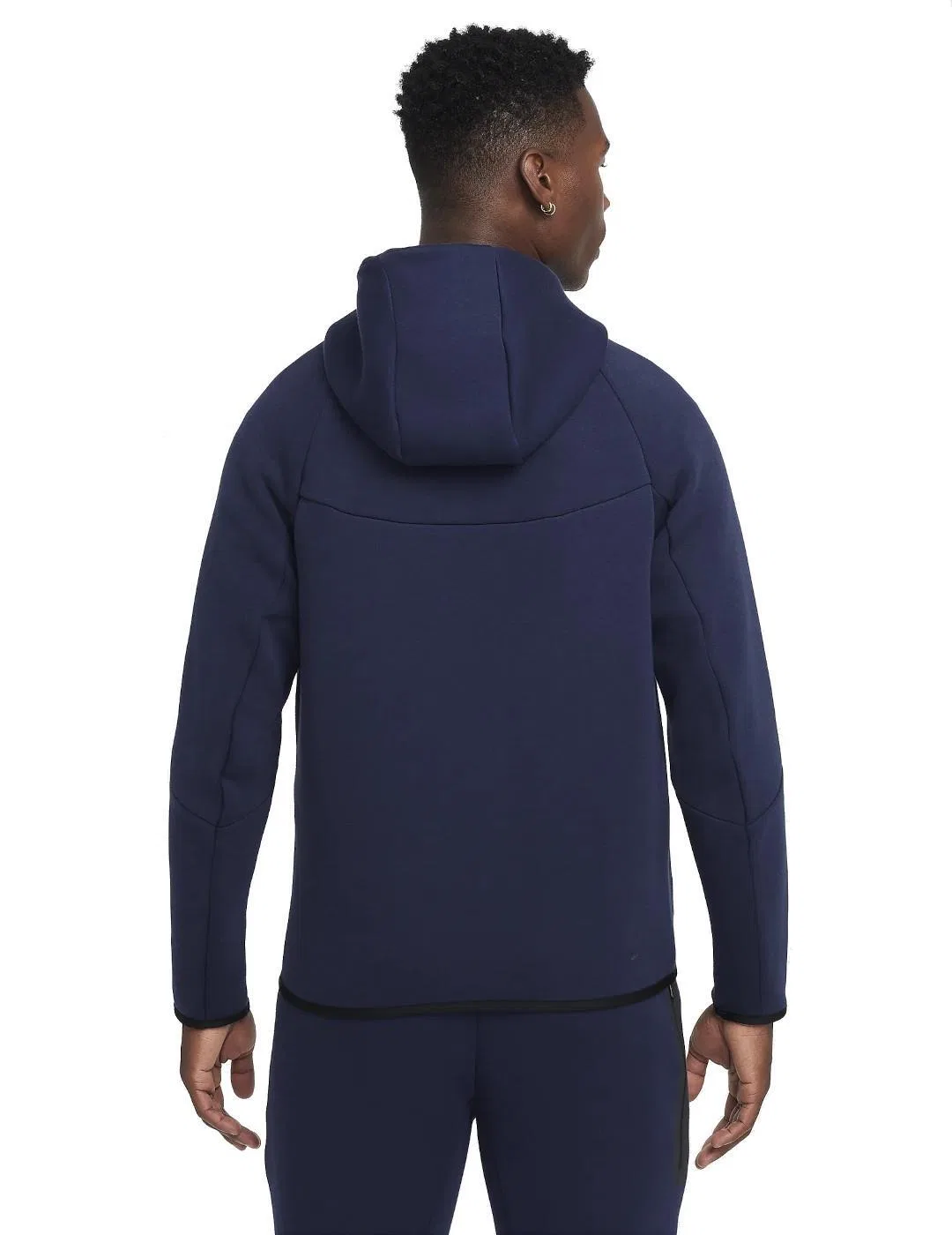 Мужская куртка из флиса Nike Tech Fleece, Navyblau — фото 2