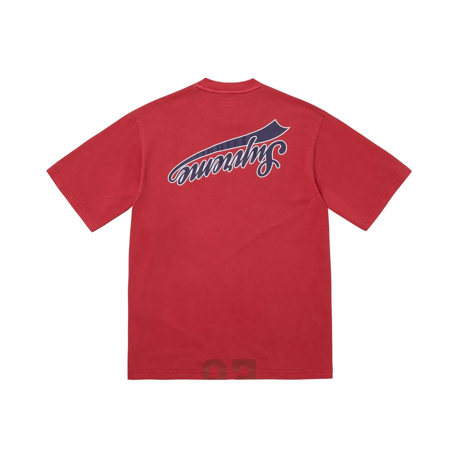 Футболка с принтом Cracked Flipped Supreme, Red — фото 2