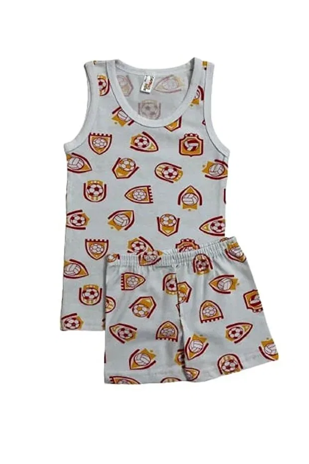 Детский комплект для мальчиков из хлопка Boxer Shorts Elmas Kids, White