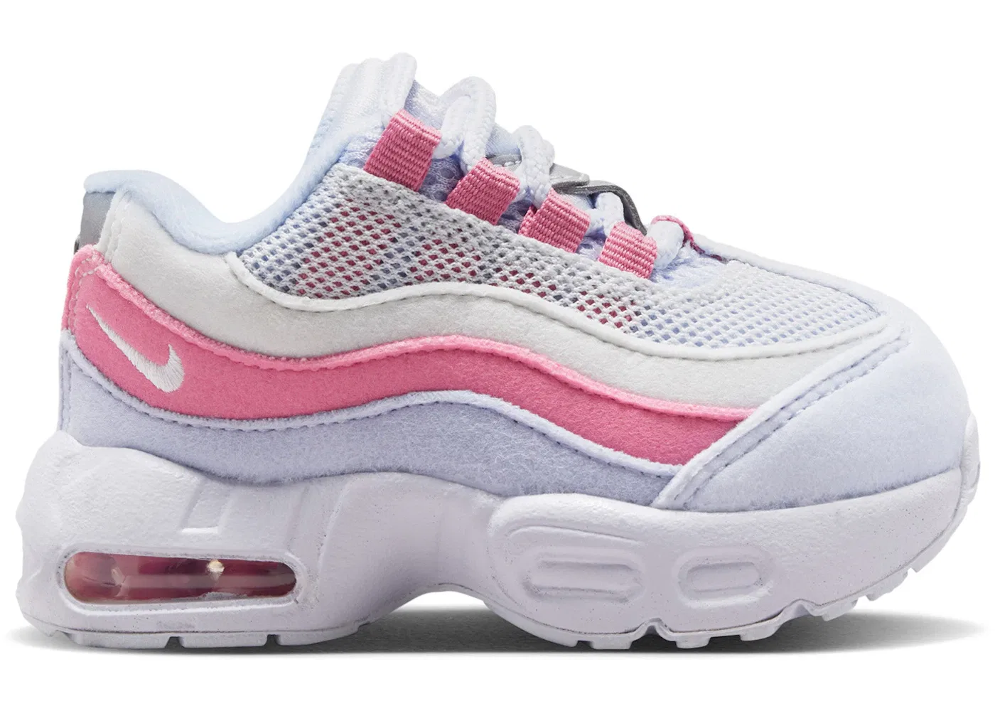 Детские кроссовки Lifestyle Nike Little Max '95 Nike, Football Grey/Peony/Ghost/White
