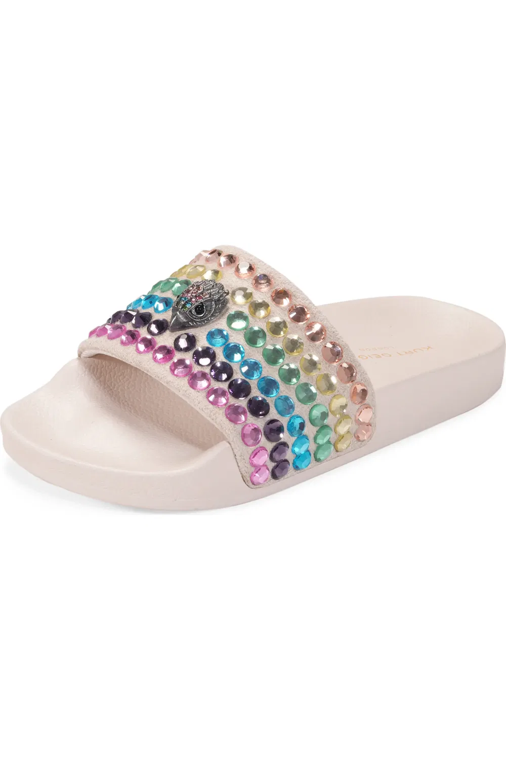 Сандалии детские с кристаллами и стразами Meena Eagle Kurt Geiger London, Pastel Rainbow