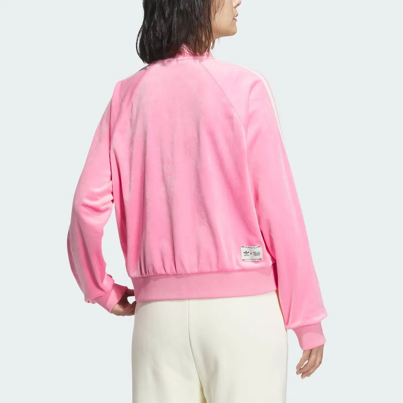 Куртка Adidas Originals Velour SST, розовый — фото 4