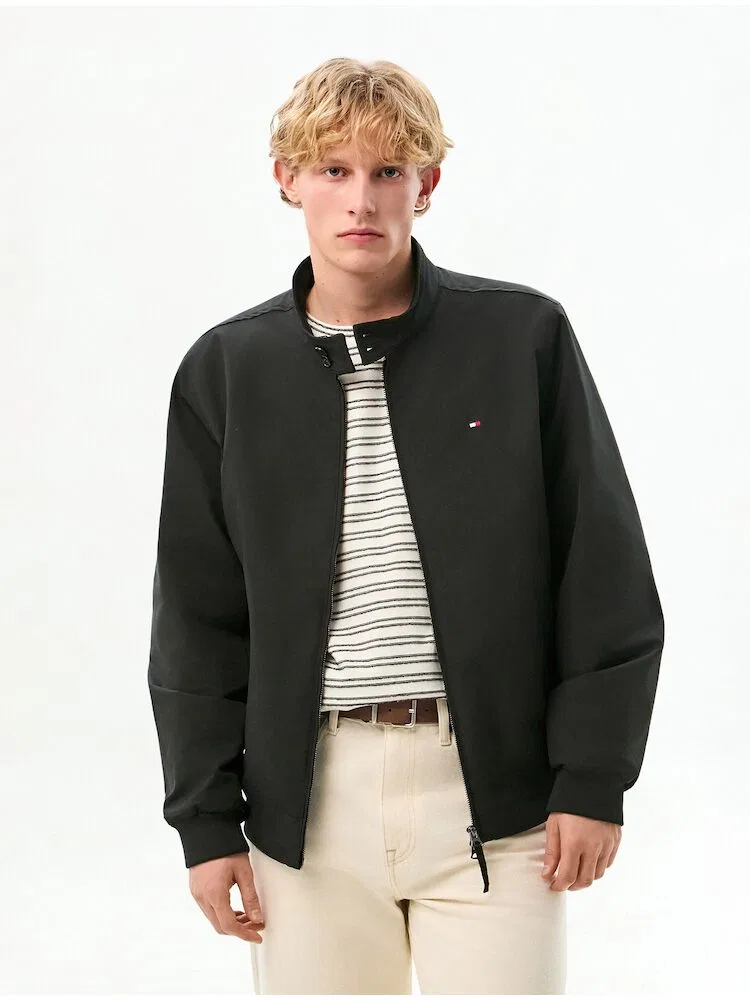 Куртка Harrington с двусторонней застежкой TOMMY HILFIGER, Black