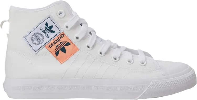 

Кроссовки Adidas Nizza High RF, белый