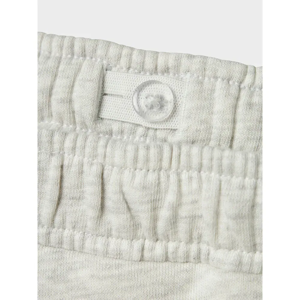 Штаны Name It Nizu Wide sweat pants, белый — фото 4